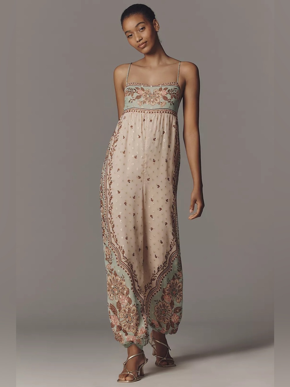 NWT Farm Rio x Anthropologie Bubble Jumpsuit Size Small